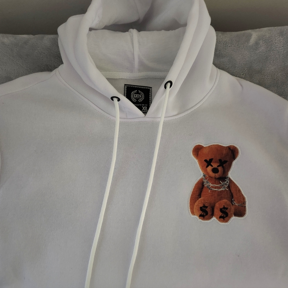 CR-24 Long Sleeve Graphic Hoodie with Drawcord And Kangaroo Pocket Size: XL